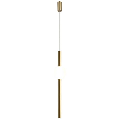 LAMPA WISZĄCA O-LINE LED 63 CM MOSIĄDZ