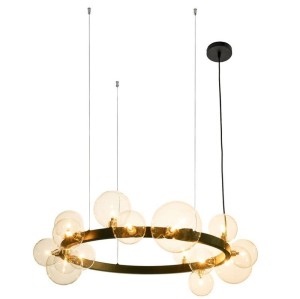 LAMPA WISZĄCA ORION CZARNA 85 CM XC111-850
