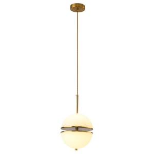 LAMPA WISZĄCA SFERA-1 LED ZŁOTA 20 CM