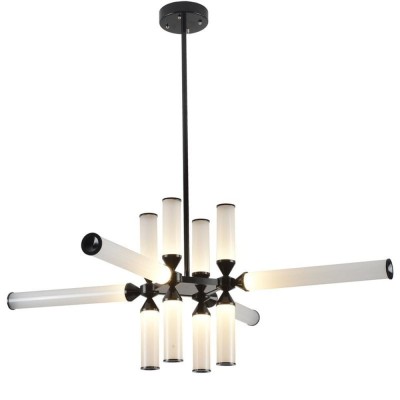 LAMPA WISZĄCA QUADRO-12 LED CZARNA