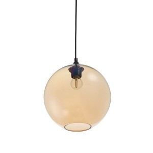 LAMPA WISZĄCA LOVE BOMB BURSZTYNOWA 25 CM