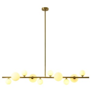  LAMPA WISZĄCA MILKY DROP ZŁOTA 120 CM