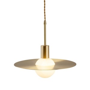 LAMPA WISZĄCA JUPITER ZŁOTA 30 CM