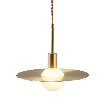 LAMPA WISZĄCA JUPITER ZŁOTA 30 CM