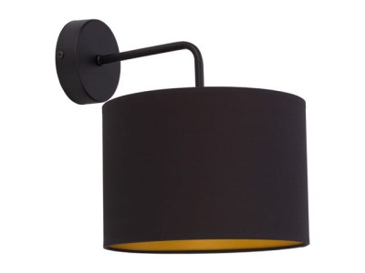 Kinkiet ALICE B 1pł GOLD czarny/złoty