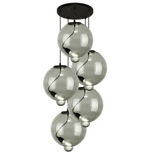 Lampa wisząca Modern Glass Bubble CO5 S