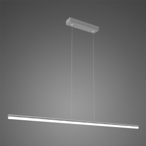 Lampa wisząca LINEA srebrna ściemnialna