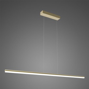 Lampa wisząca LINEA złota ściemnialna