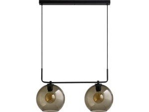 Lampa wisząca MONACO 2pł czarny