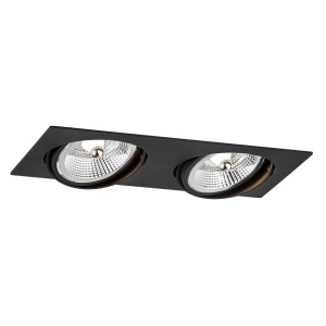 OPRAWA STROPOWA OLIMP PLUS 2 LED GU10 CZARNY 1047