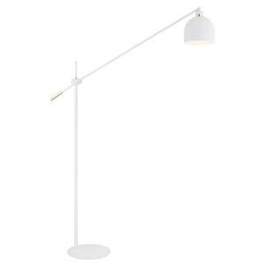 Lampa podłogowa DETROIT biała