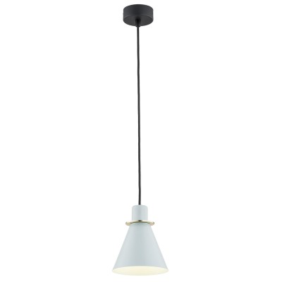 Lampa BEVERLY błękit/mosiądz