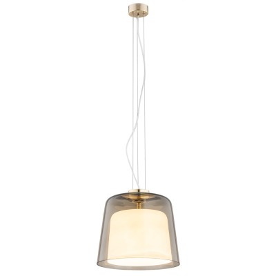 Lampa wisząca BERKLEY dymny/opal mat