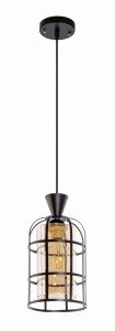 Lampa Wisząca W-5007/1 BK