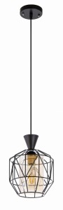 Lampa Wisząca W-5291/1 BK