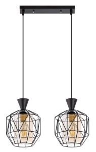 Lampa Wisząca W-5291/2 BK