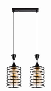 Lampa Wisząca W-3991/2 BK