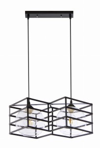 Lampa Wisząca W-3851/2 BK