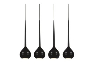 LAMPA WISZĄCA AGA 4 CZARNA