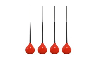 LAMPA WISZĄCA AGA 4 CZERWONA