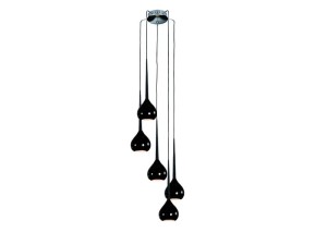 LAMPA WISZĄCA AGA 5 CZARNA