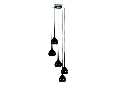 LAMPA WISZĄCA AGA 5 CZARNA