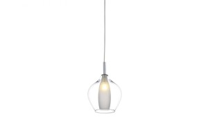 LAMPA WISZĄCA AMBER MILANO 1 CLEAR