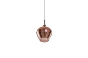 LAMPA WISZĄCA AMBER MILANO 1 COPPER