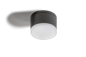 PLAFON ZEWNETRZNY APULIA R LED IP54 CIEMNY SZARY AZ4335