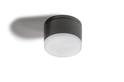 PLAFON ZEWNETRZNY APULIA R LED IP54 CIEMNY SZARY AZ4335