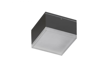 PLAFON ZEWNĘTRZNY APULIA S LED IP54 CIEMNY SZARY AZ4338