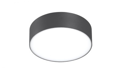 PLAFON ZEWNĘTRZNY CASPER R LED 3000K IP54 SZARY AZ4492