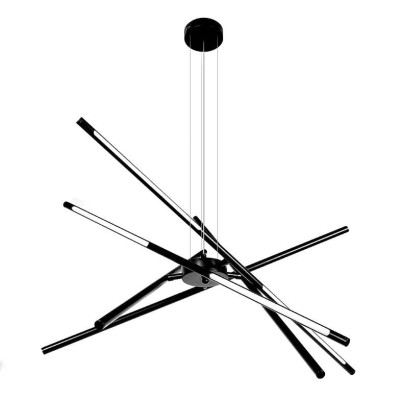 Lampa Led wisząca czarna 64 W DL-J03