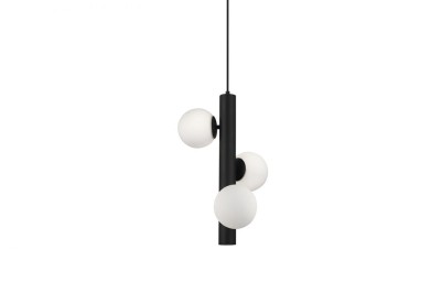 LAMPA WISZĄCA CORTEGA CZARNA AZ4424