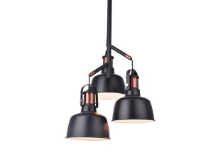 LAMPA WISZĄCA DARLING 3 CZARNA AZ2147