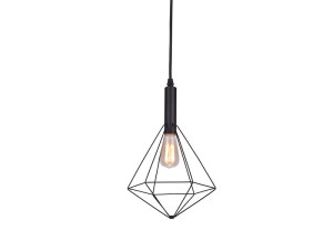 LAMPA WISZĄCA DIAMOND 1 CZARNA AZ2139
