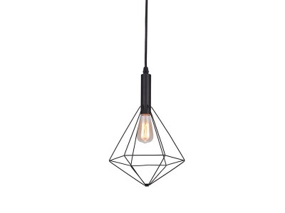 LAMPA WISZĄCA DIAMOND 1 CZARNA AZ2139