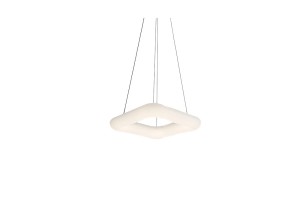 LAMPA WISZĄCA DONUT SQUARE 46 CCT REMOTE BIAŁA AZ2666