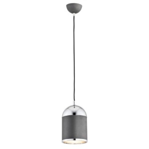 Lampa wisząca ANDROS 1pl Antracyt Chrom