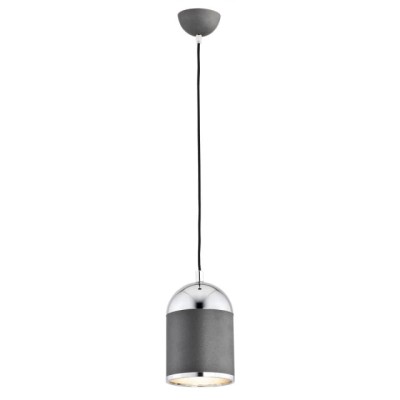 Lampa wisząca ANDROS 1pl Antracyt Chrom