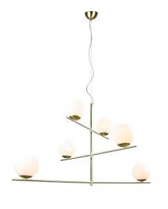 LAMPA WISZĄCA PURE 6 ZŁOTA 302000608