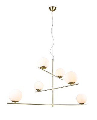 LAMPA WISZĄCA PURE 6 ZŁOTA 302000608
