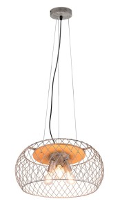 LAMPA WISZĄCA TAMIL 3 SREBRNA 311100367