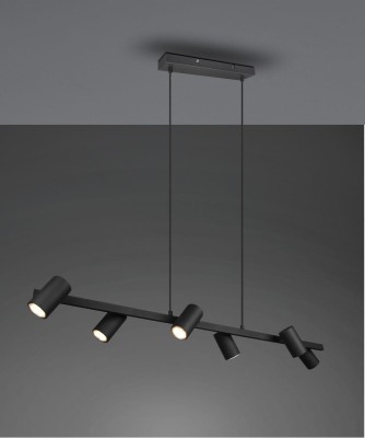 LAMPA WISZĄCA MARLEY 6 CZARNA 302400632