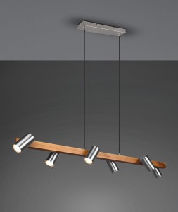LAMPA WISZĄCA MARLEY 6 SREBRNA 312490607