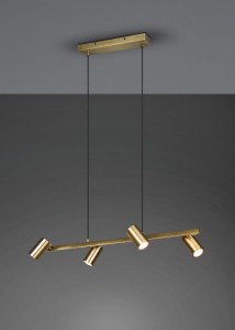 LAMPA WISZĄCA MARLEY 4 ZŁOTA 302400404