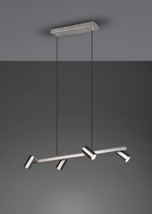 LAMPA WISZĄCA MARLEY 4 SREBRNY 302400407