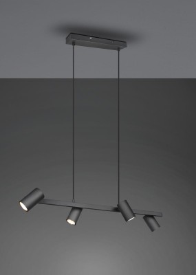 LAMPA WISZĄCA MARLEY 4 CZARNY 302400432
