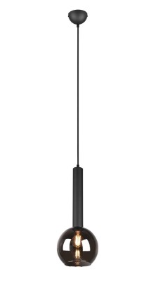 LAMPA WISZĄCA CLAYTON 1 CZARNA 310300132