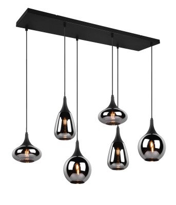 LAMPA WISZĄCA LUMINA 6 CZARNA 317000632